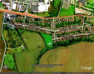 Google Earth map of Hellaby