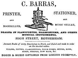 C Barras, Printer, High St, Rotherham