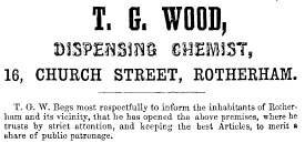 T G Wood, Chemist