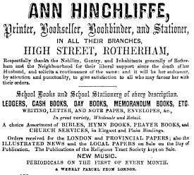 Ann Hinchliffe,Printer and Bookseller