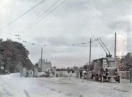 Maltby Trolley Terminus, 1913